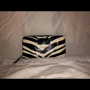 Kate Spade zebra stripe wallet